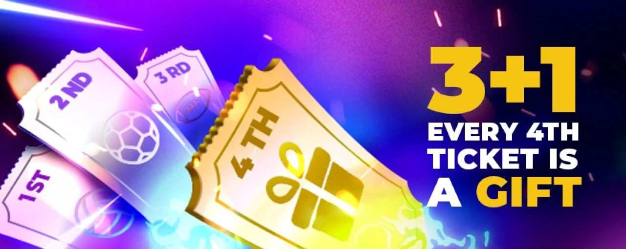 Every 4th Tickets is a Gift at Mystake