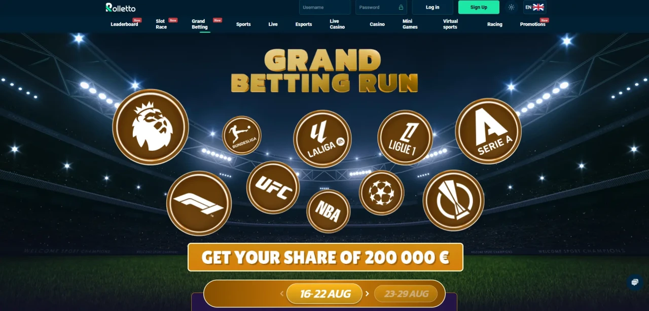 Rolletto Betting Tournament