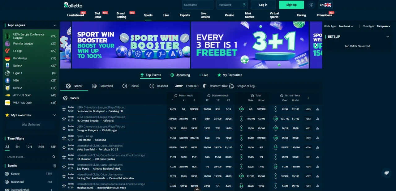Rolletto Sportsbook